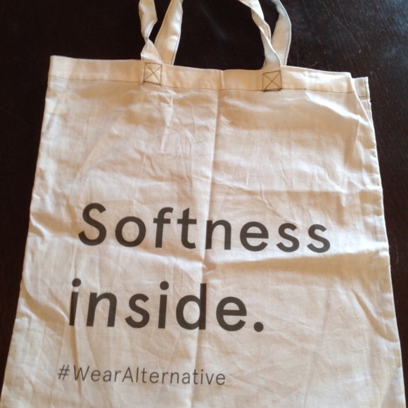 Free with $40 purchase! Sale🆕💕alternative Apparel semi sheer tote soft!! - Picture 2 of 3